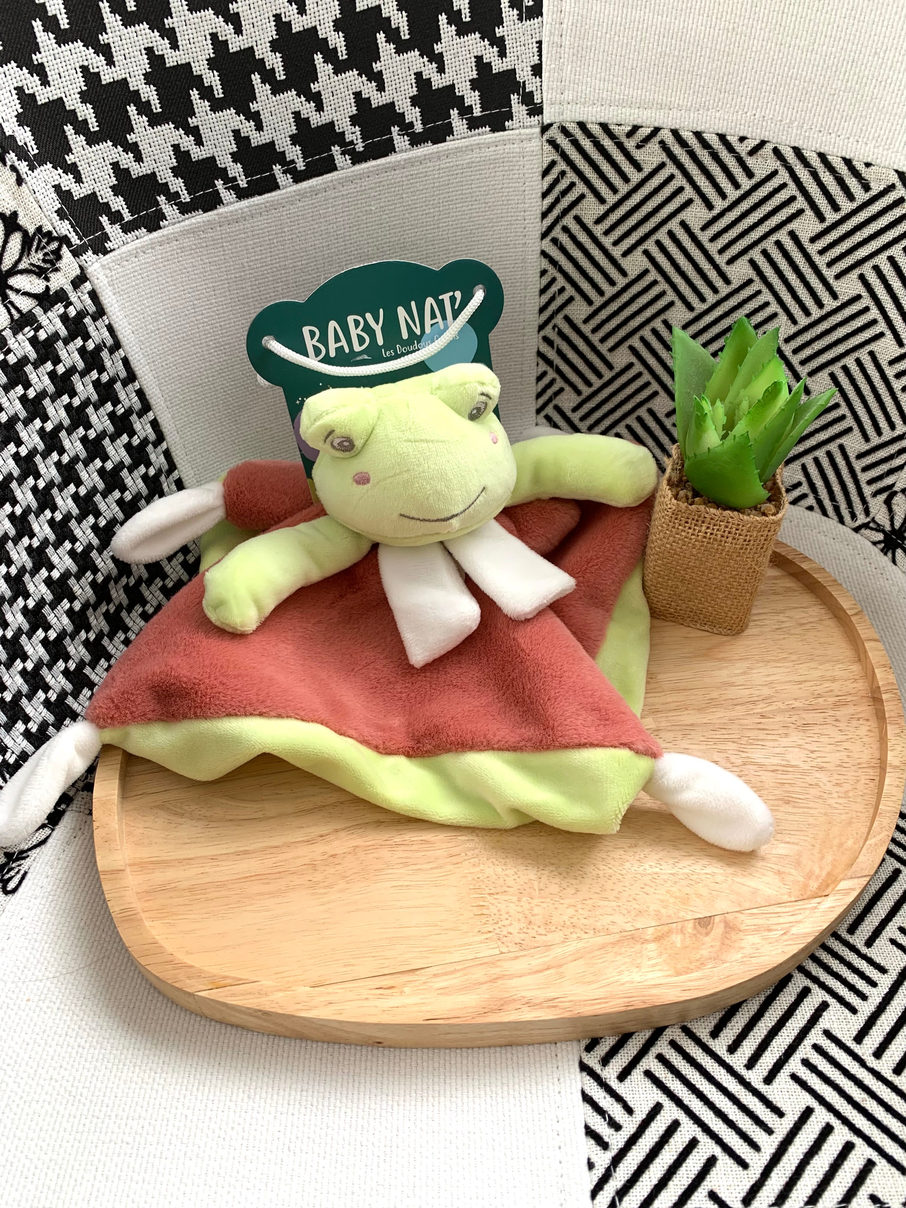 Doudou plat Grenouille BABY NAT