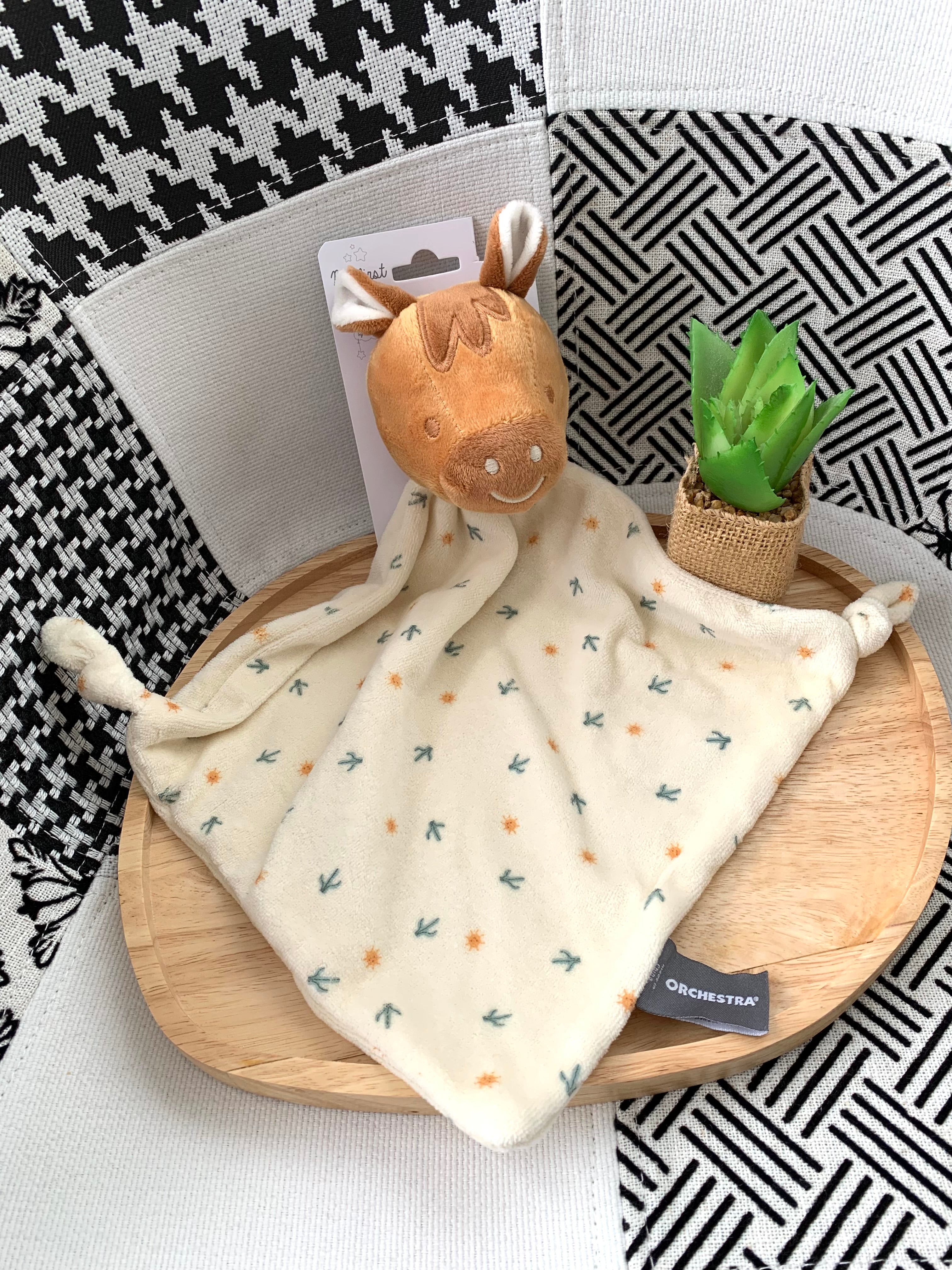 Doudou plat Cheval ORCHESTRA