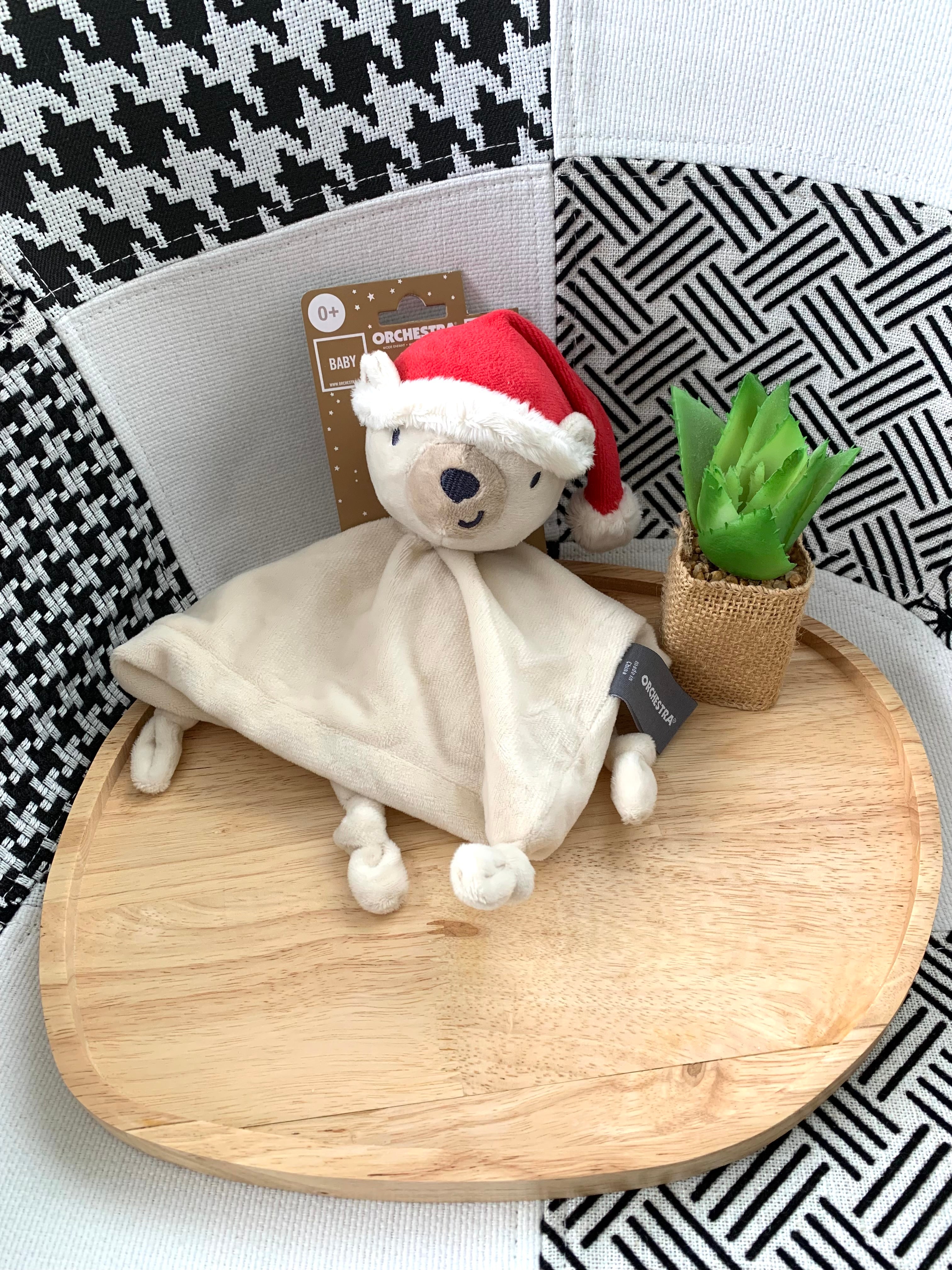 Doudou ourson noël ORCHESTRA
